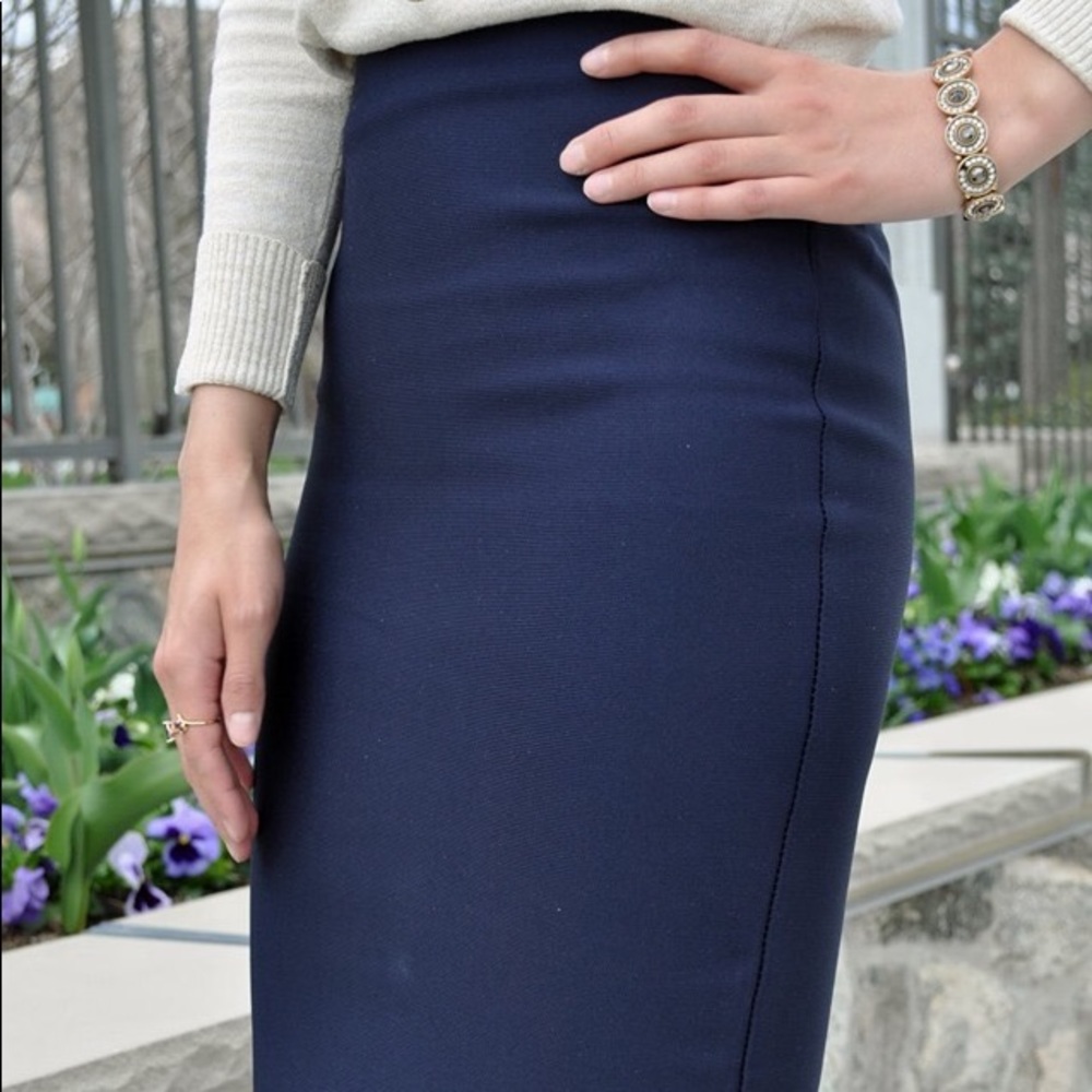 2 navy blue skirts for sale